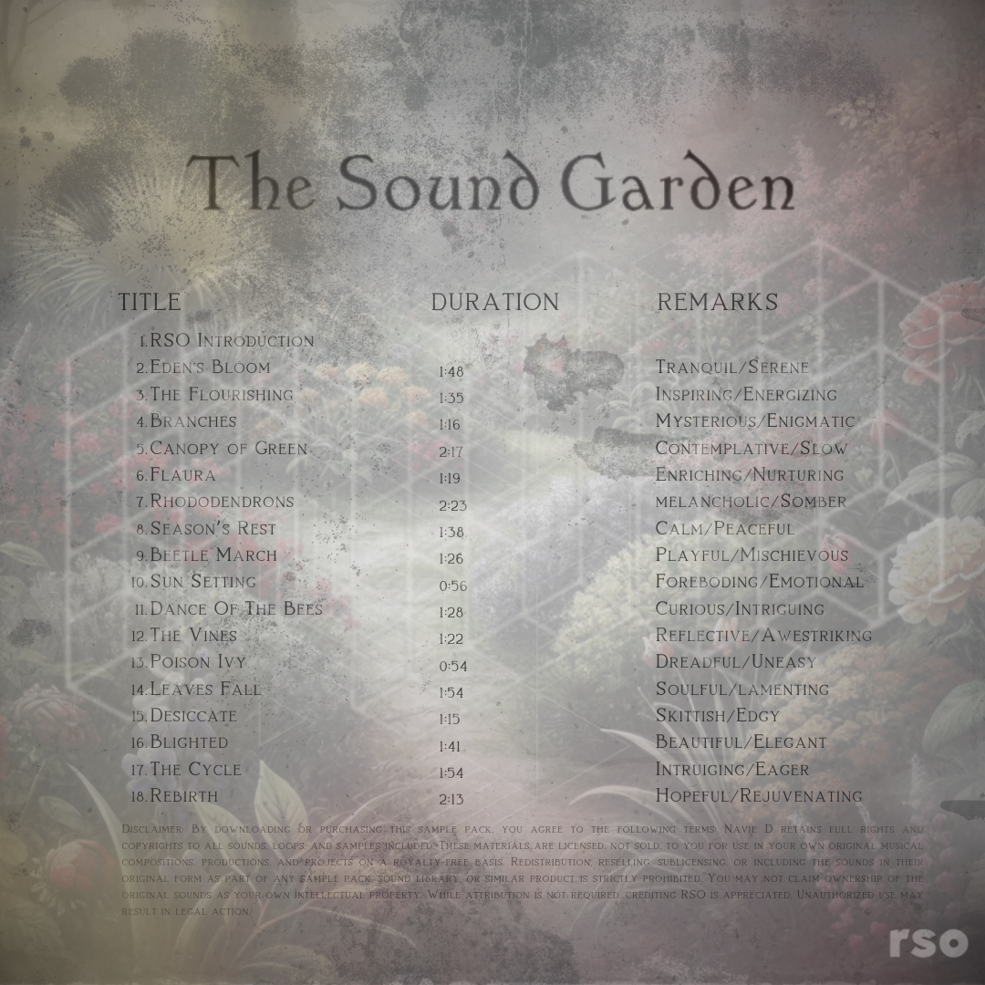 The Soundgarden (Sample pack)